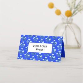 Tarjeta De Asiento Crocus Flowers Place Card Tent