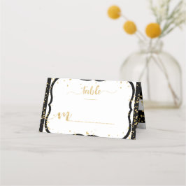 Tarjeta De Asiento Cualquier banda de color y número de tabla de conf