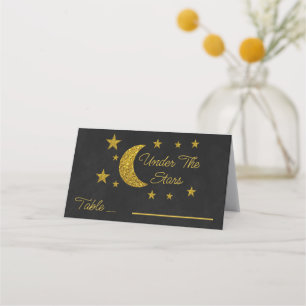Tarjeta De Asiento Cumpleaños De Debajo De Las Estrellas