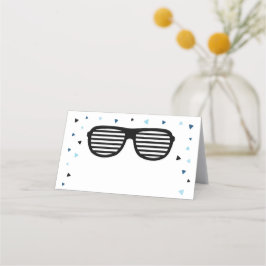 Tarjeta De Asiento Cumpleaños de dos chicos de gafas de sol de Guay