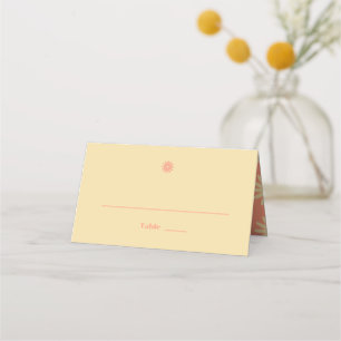 Tarjeta De Asiento Daisy Boda Place Card