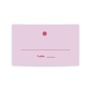 Tarjeta De Asiento Daisy Boda Place Card