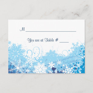 Tarjeta de asiento de Escort FROZEN Bar Bat Mitzva