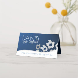 Tarjeta de asiento de fútbol