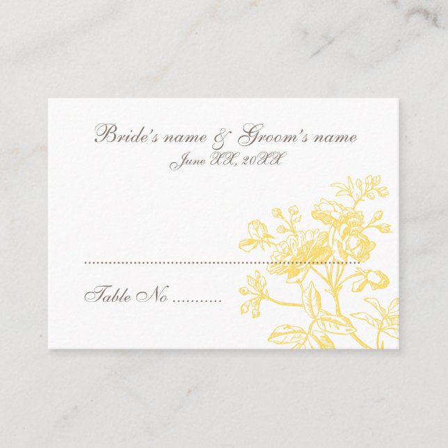 Tarjeta de asiento de invitado (Anverso)