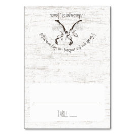 Tarjeta de asiento de madera de pino y ciervo