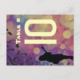 Tarjeta de asiento de mesa Bat Mitzvah, Chica de g