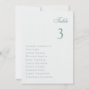 Tarjeta de Asiento de Mesa de Boda de Flores Paste