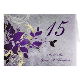 tarjeta de asiento de mesa de bodas de invierno de