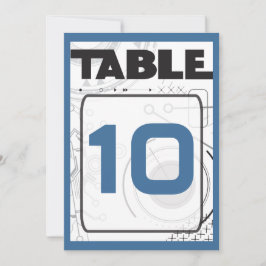 Tarjeta de asiento de mesa del bar Bat Mitzvah del