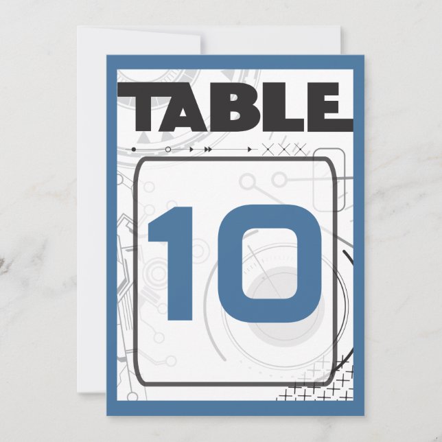 Tarjeta de asiento de mesa del bar Bat Mitzvah del (Anverso)