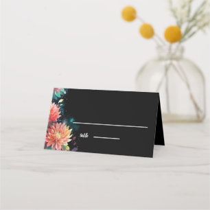 Tarjeta de asiento de tabla de bodas
