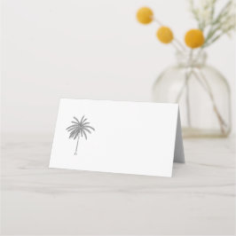 Tarjeta De Asiento Deco Palm ・ Moda Minimalista Boho ・ Destino