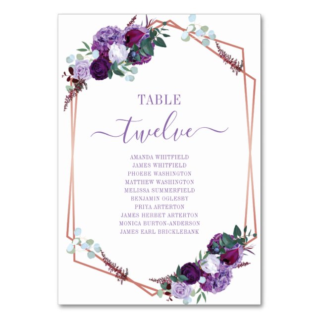 Tarjeta de asiento del Boda del bastidor dorado de (Anverso)