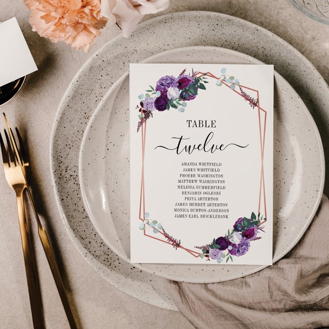 Tarjeta de asiento del Boda del bastidor dorado de (Subido por el creador)
