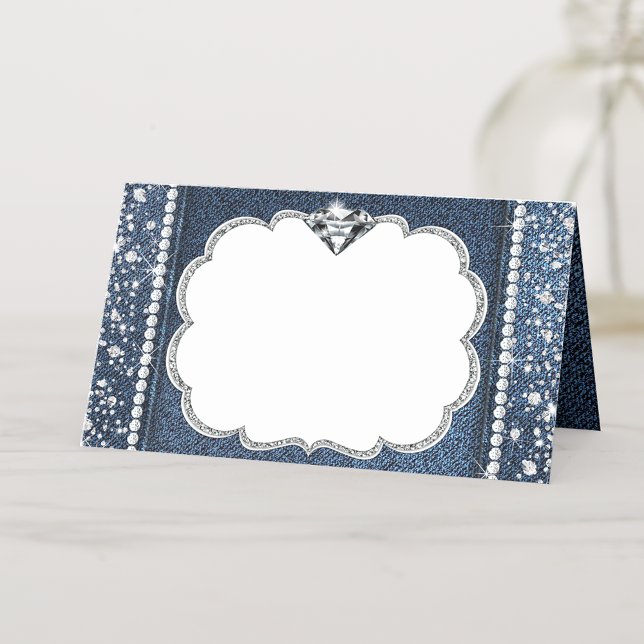 Tarjeta De Asiento Denim y Diamond (Subido por el creador)