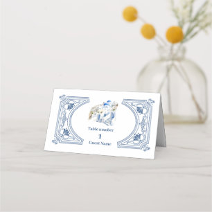 Tarjeta De Asiento Destino Grecia Boda Santorini