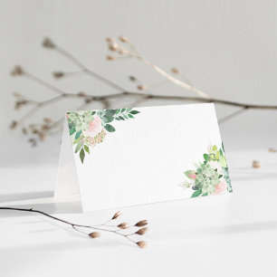 Tarjeta De Asiento DEVON Rubor Verde Floral Suculento