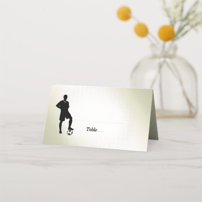 Tarjeta De Asiento Diseño de fútbol/deporte (Anverso)