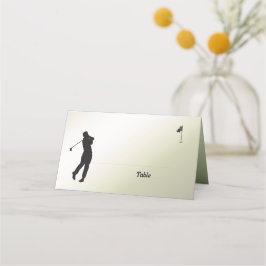 Tarjeta De Asiento Diseño deportivo de golf