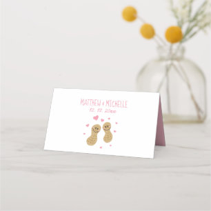 Tarjeta De Asiento Divertidas nueces entre sí Boda lindo