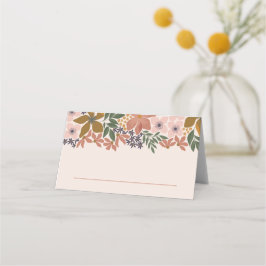 Tarjeta De Asiento Ducha nupcial floral o Boda