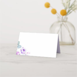 Tarjeta De Asiento Dusty Purple Rosa Boda Place Card