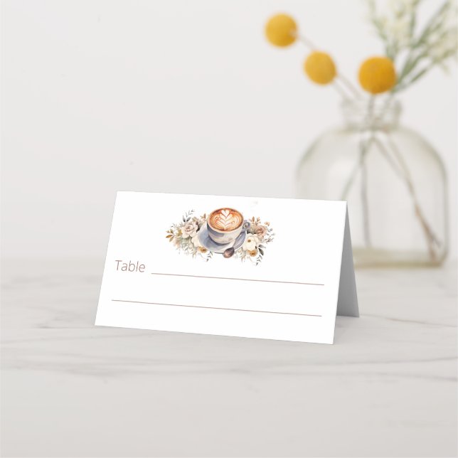 Tarjeta De Asiento El amor es la mesa de elaboración (Anverso)