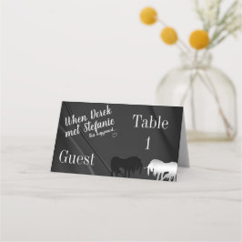 Tarjeta De Asiento El Boda místico de Unicornio (cuando el marido se 