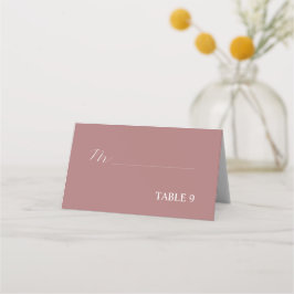 Tarjeta De Asiento Elegante asiento de matrimonio para rosa de caligr