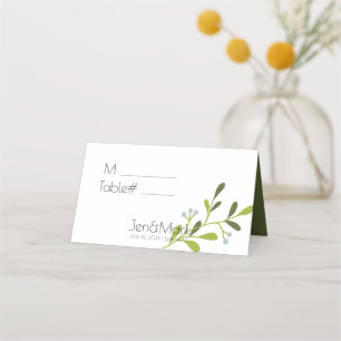 Tarjeta De Asiento Elegante Boda moderno. Sujeto.Tarjeta de mesa