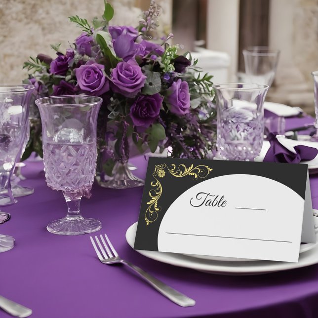 Tarjeta De Asiento Elegante Boda victoriano (Subido por el creador)