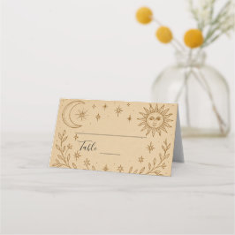 Tarjeta De Asiento Elegante diseño celeste de estilo celeste