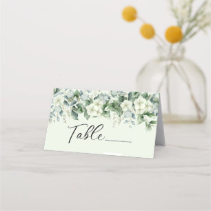Tarjeta De Asiento Elegante Eucalyptus Greenery Boda Botánico