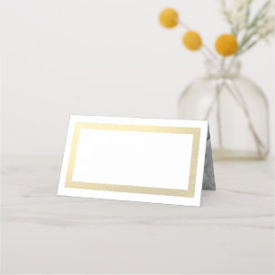 Tarjeta De Asiento Elegante invitado de mesa en blanco de mármol con 