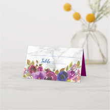 Elegante mármol acuarela floral boda oro