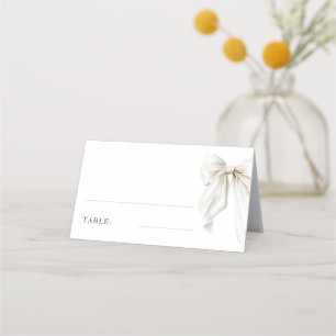 Tarjeta De Asiento Elegante mesa de ducha de novias con barba blanca