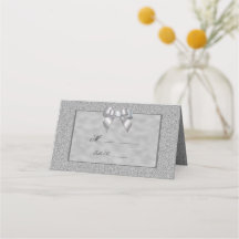 Elegante Plata & Brillante Boda Glitter 