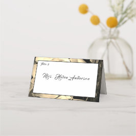 Tarjeta De Asiento Elegantes Rosas Boda católico