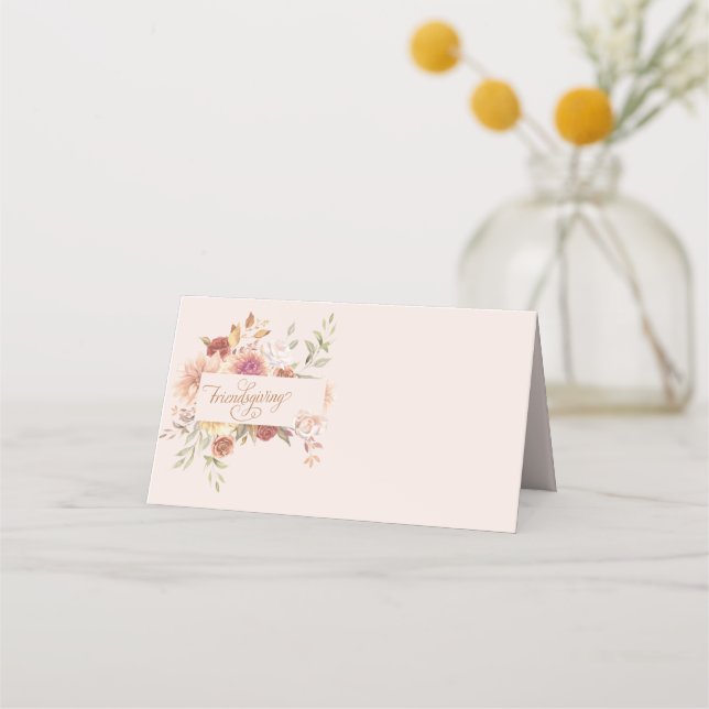 Tarjeta De Asiento Entretenimiento elegante y personalizado (Anverso)