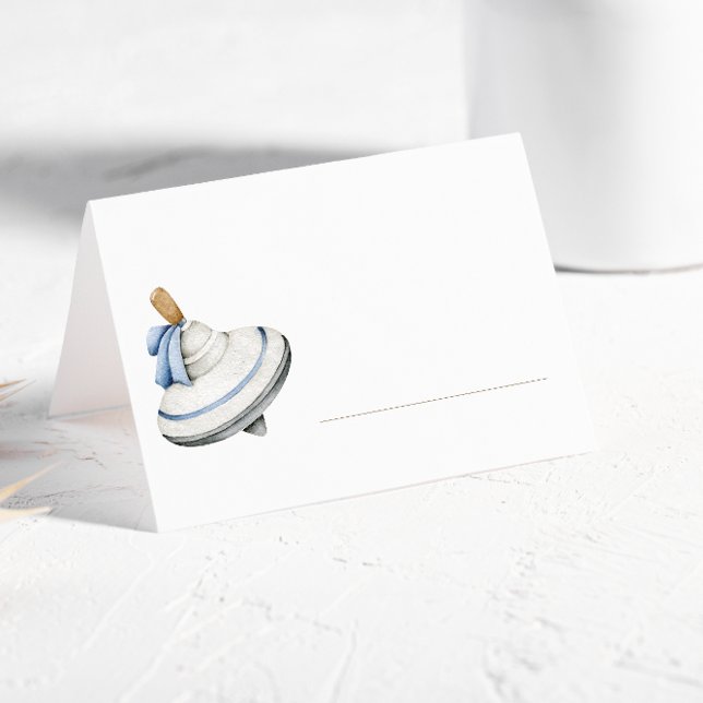Tarjeta De Asiento Es un niño juguete de Boho Azul (Subido por el creador)