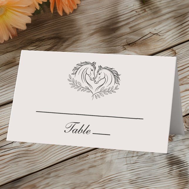 Tarjeta De Asiento Escolta de matrimonio rústico de marfil en el caba (Subido por el creador)