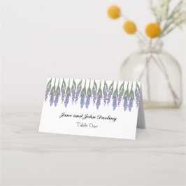 Tarjeta De Asiento Escort de lavanda/tarjeta de lugar