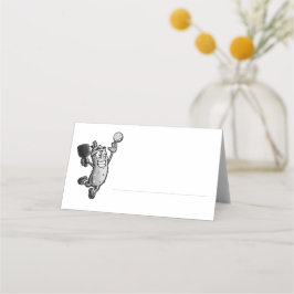 Tarjeta De Asiento Estrella de Pickleball Fácil Agregar Línea