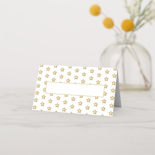 Tarjeta De Asiento Estrellas de Oro (Anverso)