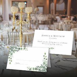 Tarjeta De Asiento Eucalyptus Boda