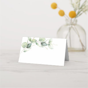 Tarjeta De Asiento Eucalyptus Greenery Boda Botánico