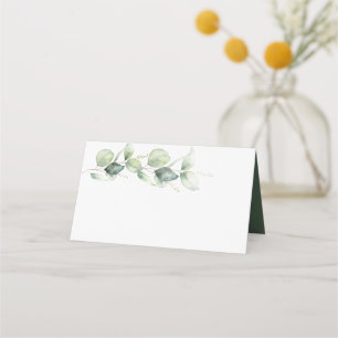 Tarjeta De Asiento Eucalyptus Greenery Boda Botánico