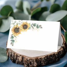 Eucalyptus Greenery Floral Sunflower Boda