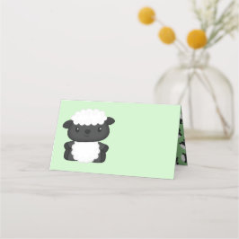 Tarjeta De Asiento Explotación de ovejas Baby Shower